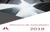 Memoria de Actividades 2018 - elcol-legi.org