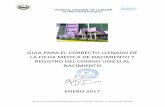 GUIA PARA EL CORRECTO LLENADO DE LA FICHA MEDICA DE ...