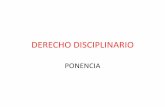 DERECHO DISCIPLINARIO - Universidad de Navarra