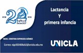 Lactancia Y primera infancia - uniclanet.unicla.edu.mx