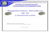 Regulaciones Jurídicas de la Construcción