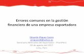 Errores comunes en la gestión ... - Gobierno del Perú