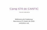 Camp 670 de CANTIC