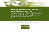 Administración digital y relaciones con la ciudadanía. Su ...