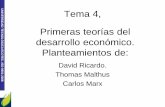 Tema 4, Primeras teorías del desarrollo económico ...