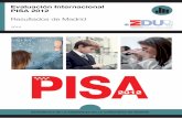 Evaluación Internacional PISA 2012 - Madrid