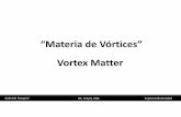 “Materia de Vórtices” Vortex Matter