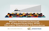 Plan Institucional de Capacitación PIC - Grupo Gestión Humana