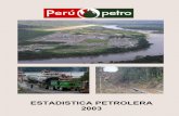 ESTADISTICA PETROLERA 2003 - PeruPetro