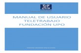 Manual de usuario teletrabajo Fundación UPO