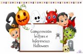 Comprensión lectora e Inferencias Halloween