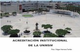 ACREDITACIÓN INSTITUCIONAL DE LA UNMSM