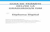 GUIA DE TRÁMITE DEL/DE LA GRADUADO/A ISM Diploma Digital