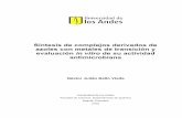 Síntesis de complejos derivados de evaluación in vitro de ...