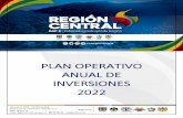 PLAN OPERATIVO ANUAL DE INVERSIONES 2022