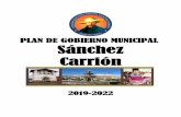 PLAN DE GOBIERNO MUNICIPAL Sánchez Carrión