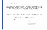 ESTUDIO DE VIABILIDAD PARA LA ELIMINACIÓN BIOLÓGICA DE ...
