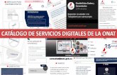 CATÁLOGO DE SERVICIOS DIGITALES DE LA ONAT