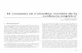 consumo en Colombia: revisión de la evidencia empírica*