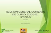 REUNIÓN GENERAL COMIENZO DE CURSO 2020-2021 3ºESO-B