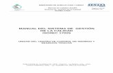 MANUAL DEL SISTEMA DE GESTIÓN DE LA CALIDAD ISO/IEC 17025
