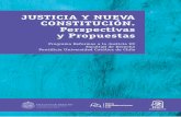JUSTICIA Y NUEVA CONSTITUCIÓN. Perspectivas y Propuestas