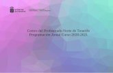 Centro del Profesorado Norte de Tenerife Programación ...