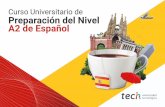 Curso Universitario de Preparación del Nivel A2 de Español
