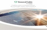 Cables para instalaciones de energía solar fotovoltaica