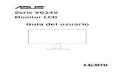 Serie VG24V Monitor LCD Guía del usuario - Asus