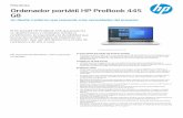 G8 Ordenador por tátil HP ProBook 445