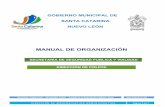 MANUAL DE ORGANIZACIÓN - Santa Catarina