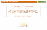 ÁFRICA VIVE 2011 EXPOSICIÓN: RELOJ DE ARENA NEGRA. …
