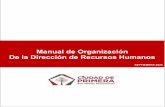 Manual de Organización De la Dirección de Recursos Humanos