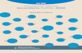 Wov Yµ]v vo lD u Secundaria RURAL 2030