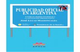 PUBLICIDAD OFICIAL EN ARGENTINA