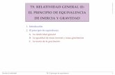 T9. RELATIVIDAD GENERAL (I): EL PRINCIPIO DE EQUIVALENCIA ...