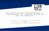 COLEGIO ALCÁZAR DE LAS CONDES 2020 RETORNO A CLASES ...
