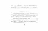 I ACTA MEDICA COSTARRICENSE