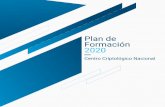 Plan de Formación 2020 - CNI
