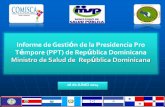 Informe de Gestión de la Presidencia Pro Témpore (PPT) de ...