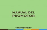 MANUAL DEL PROMOTOR - AGOSTO - Montecristo