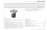 Filtro en línea con elemento filtrante según DIN 24550