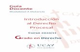 Introducción al Derecho Procesal - UCAVILA