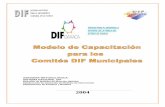 Modelo de Capacitación para los Comités DIF Municipales