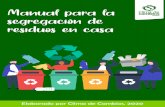 Manual para la segregación de residuos en casa