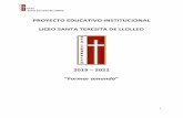 PROYECTO EDUCATIVO INSTITUCIONAL LICEO SANTA TERESITA DE …