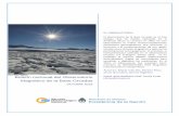 Boletín mensual del Observatorio Magnético de la Base Orcadas