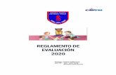 REGLAMENTO DE EVALUACIÓN 2020 -