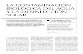 LA CONTAMINACIÓN BIOLÓGICA DEL AGUA Y LA DESINFECCIÓN